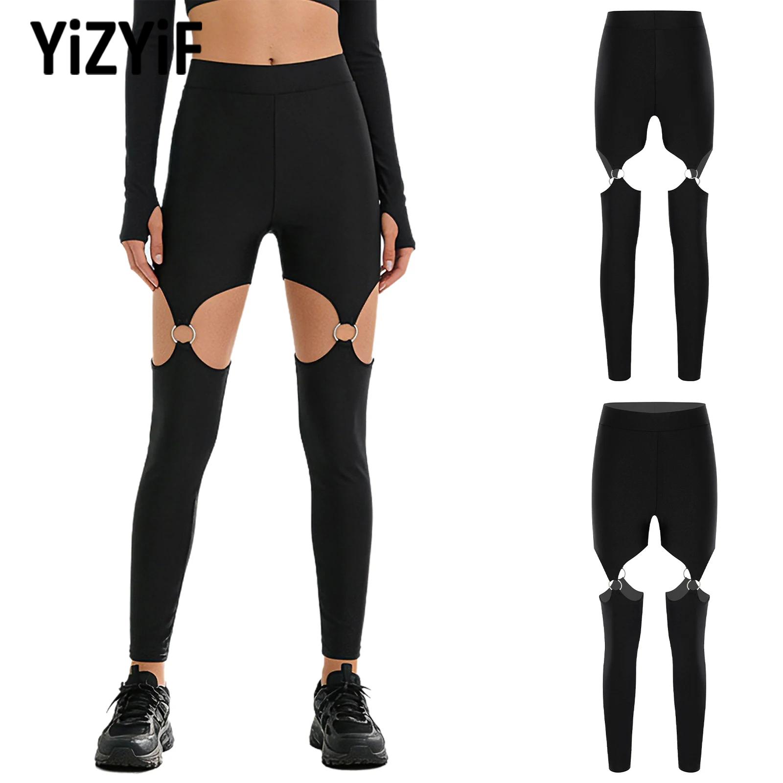 Pilates Yoga Music - Adult Women's O-ring Glossy Yoga Leggings