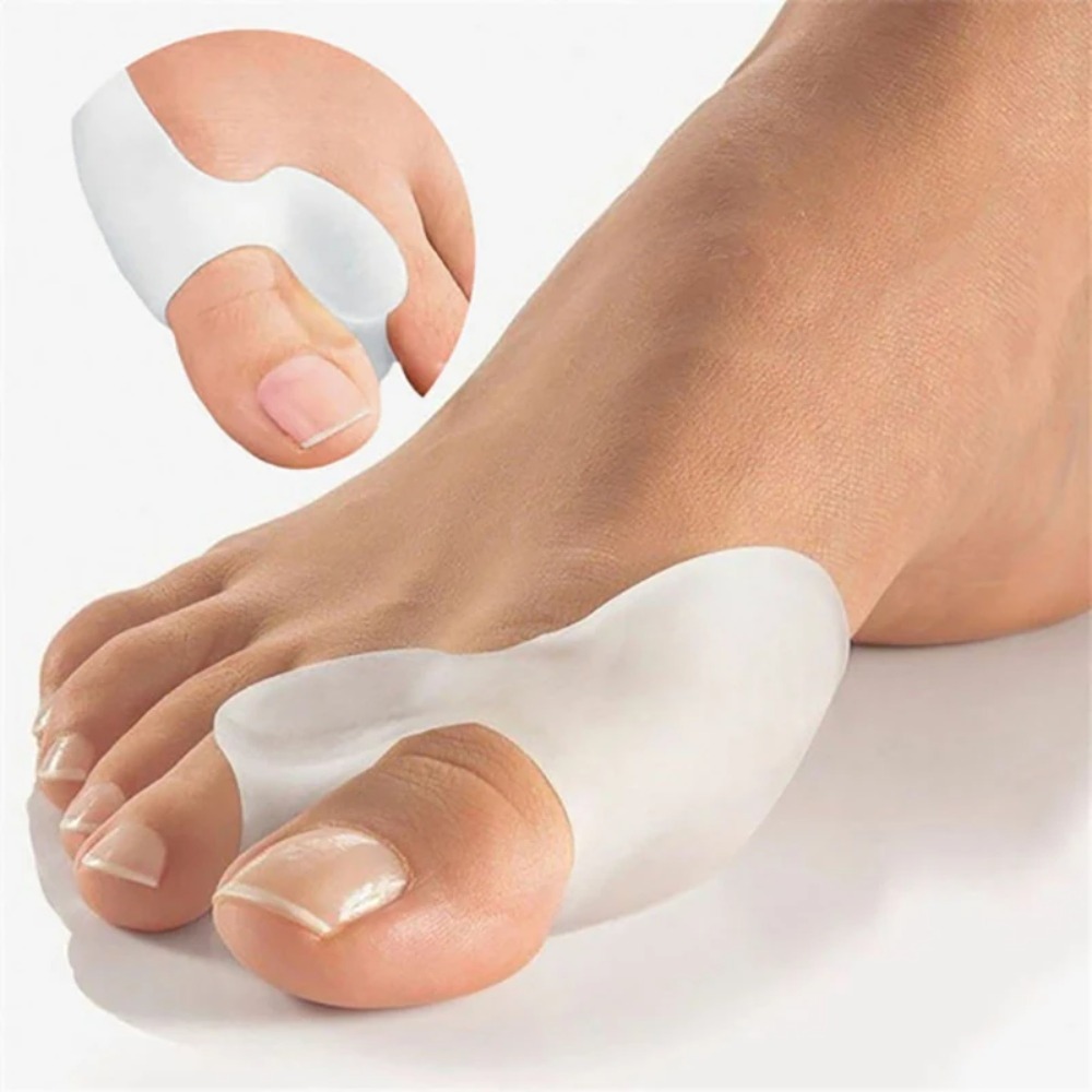 Toe Separator Silicon - 2PCS Silicone Gel Thumb Corrector Bunion