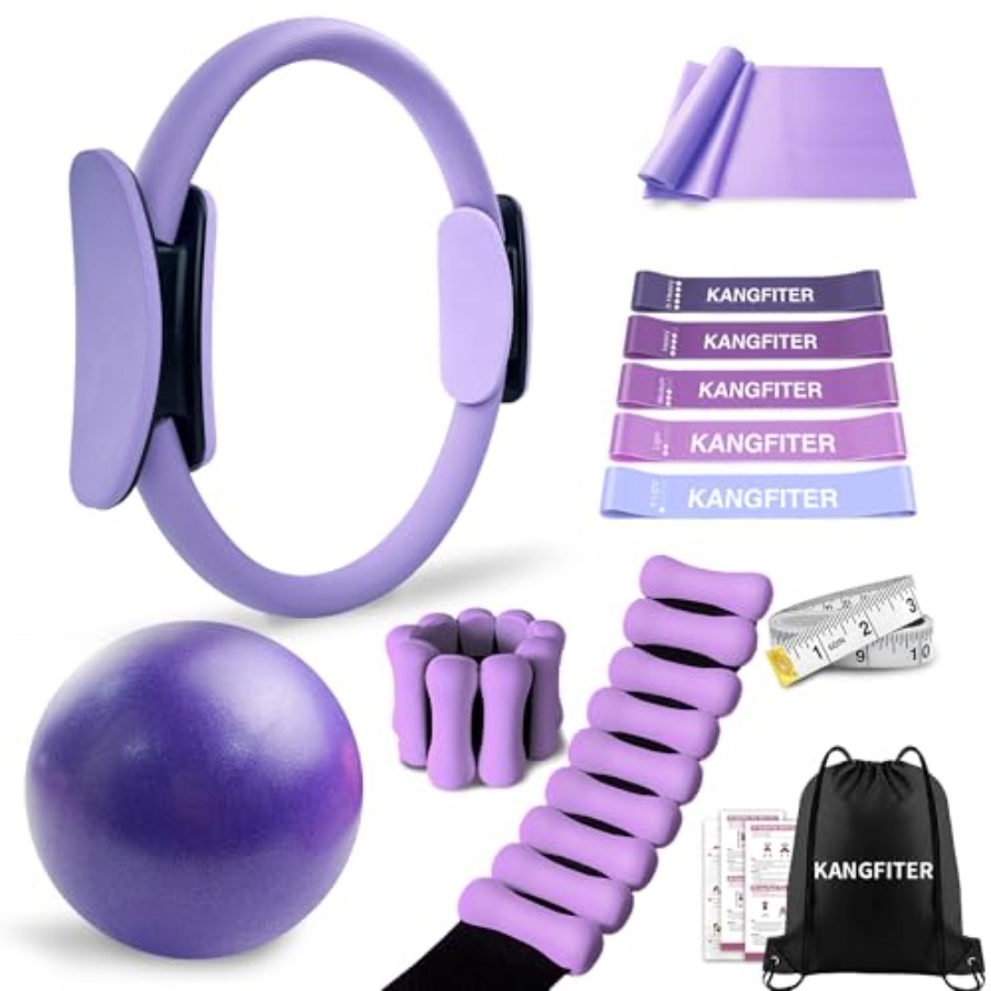 Pilates & Yoga Unleashed International Academy - Pilates Equipment Kit for Home Workout,