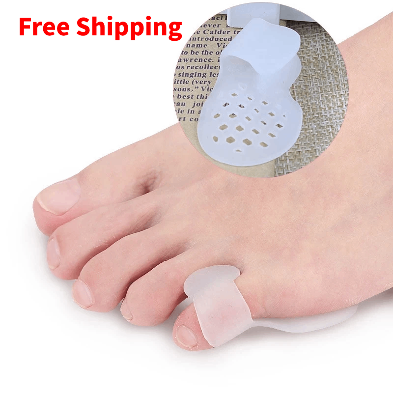 Toe Separator Silicon - 2PCS=1Pair Silicone Small Toe Corrector Separator