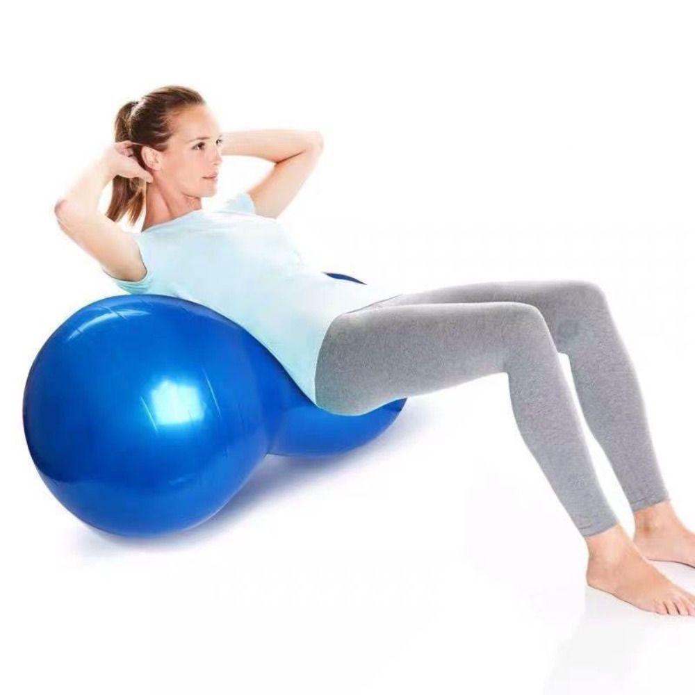 Pilates Toning Ball - Balance Sports Anti-Burst Peanut Ball 45*90CM