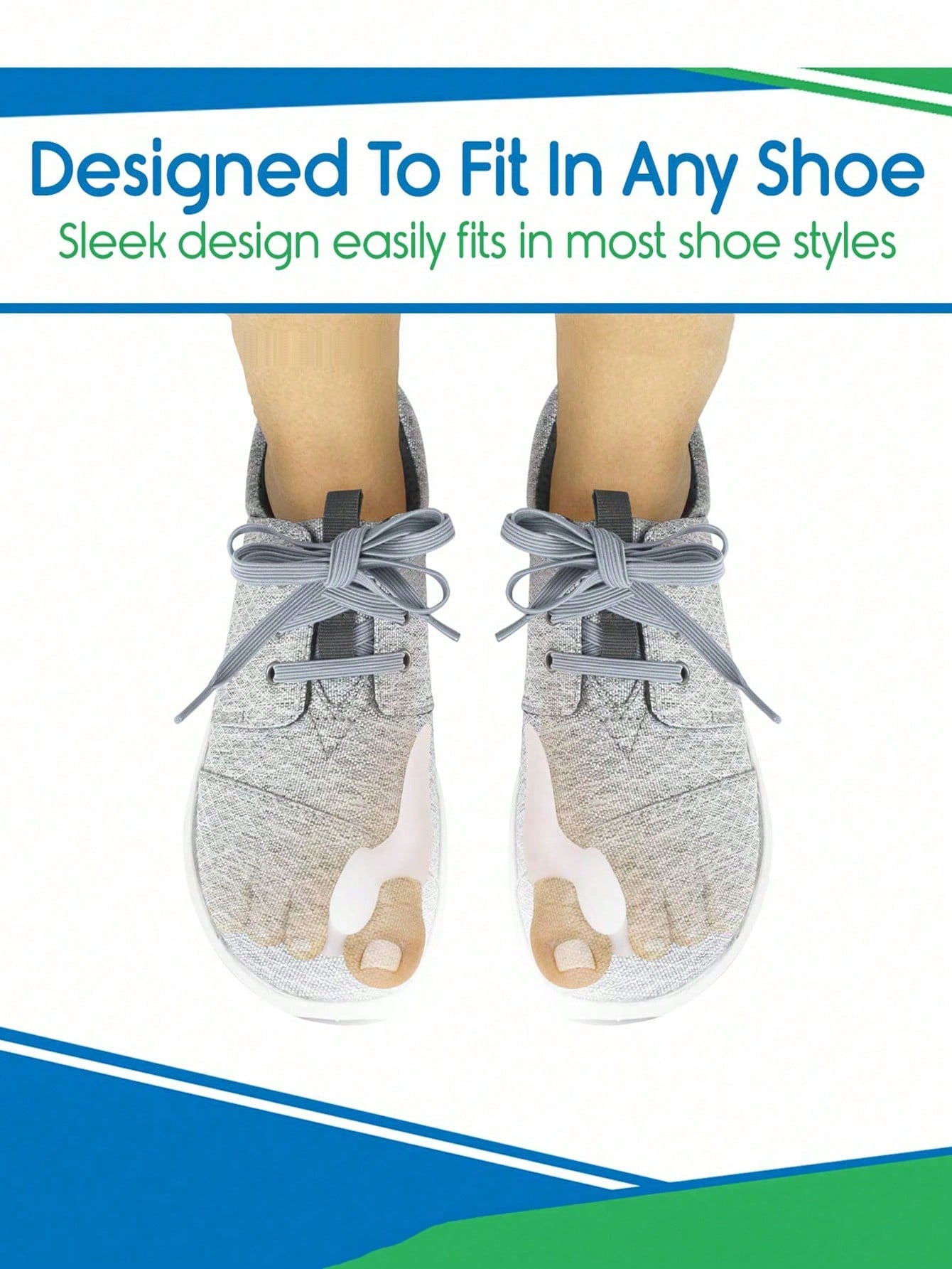 1 Pair White Silicone & Toe Se - Toe Separator Silicon 评论和价格