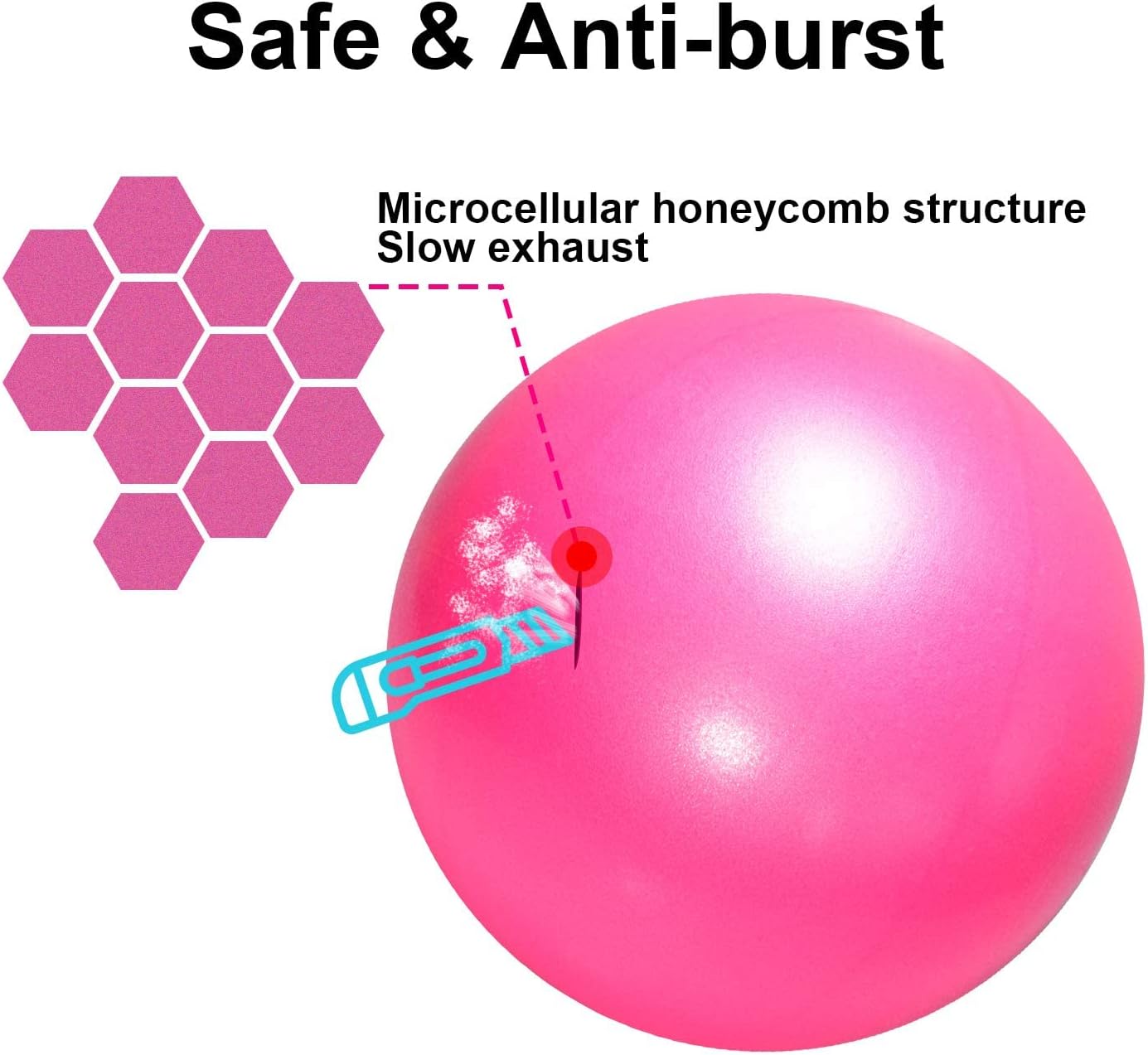 2-Pack Mini Pilates Ball 9