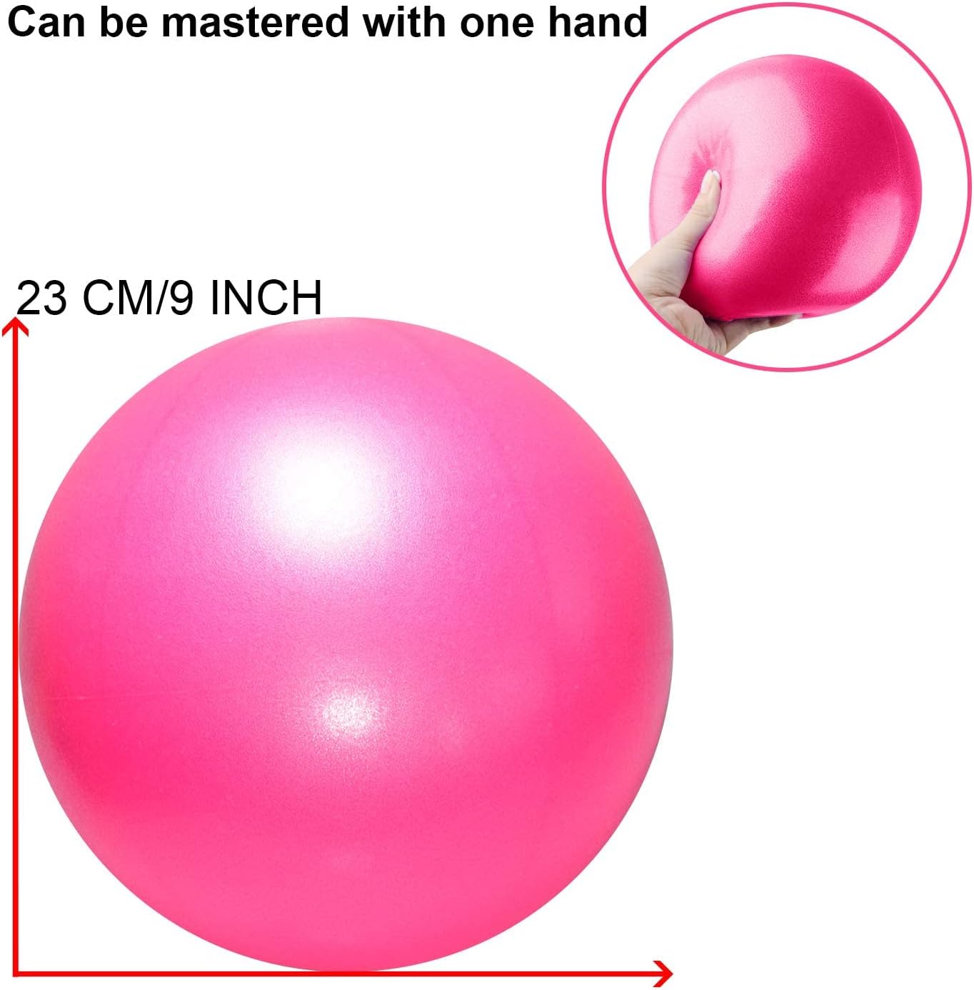 2-Pack Mini Pilates Ball 9