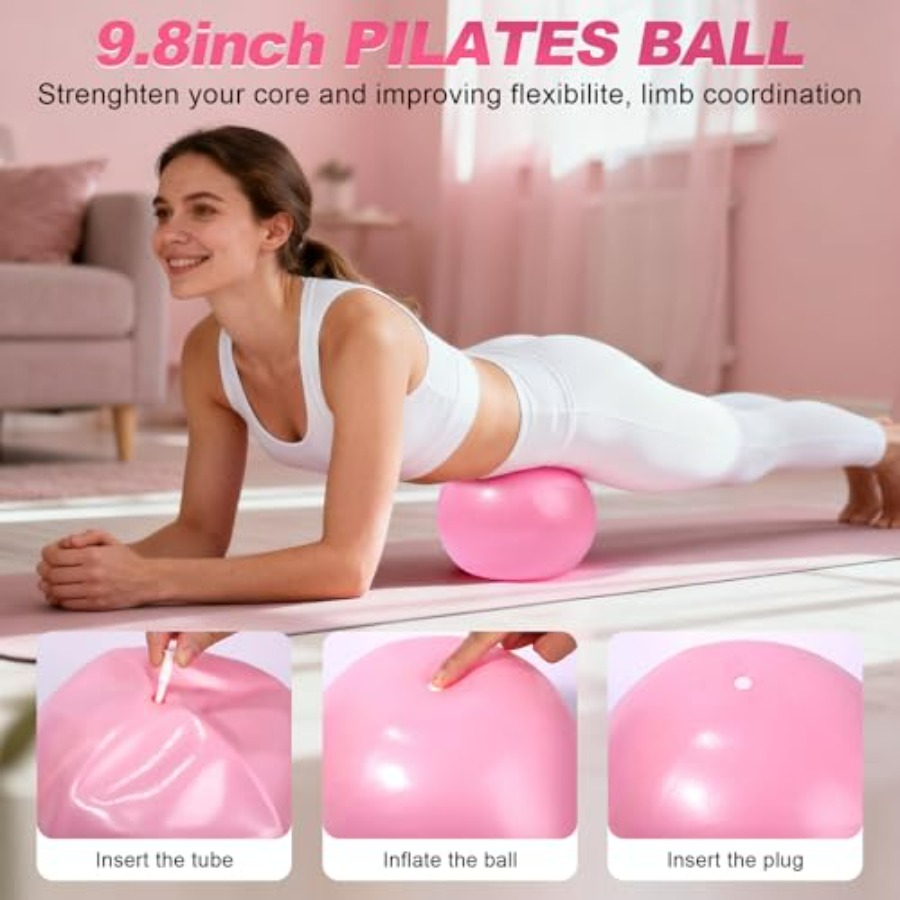 Pilates Kit 14 Pcs, Pilates Es - Pilates Yoga Resistance Ring 评论和价格