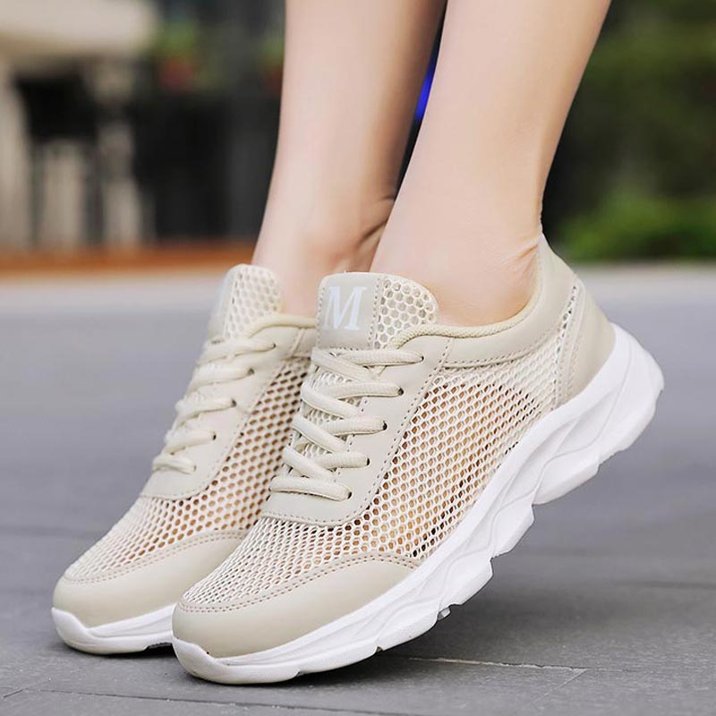 Summer Breathable Sneakers Wom - Pilates Yoga Music 评论和价格