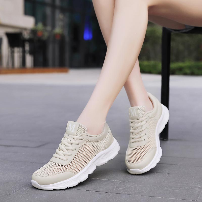 Summer Breathable Sneakers Wom - Pilates Yoga Music 评论和价格