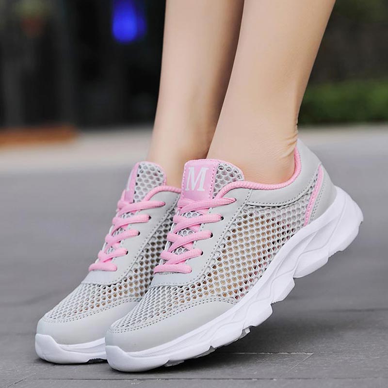 Summer Breathable Sneakers Wom - Pilates Yoga Music 评论和价格