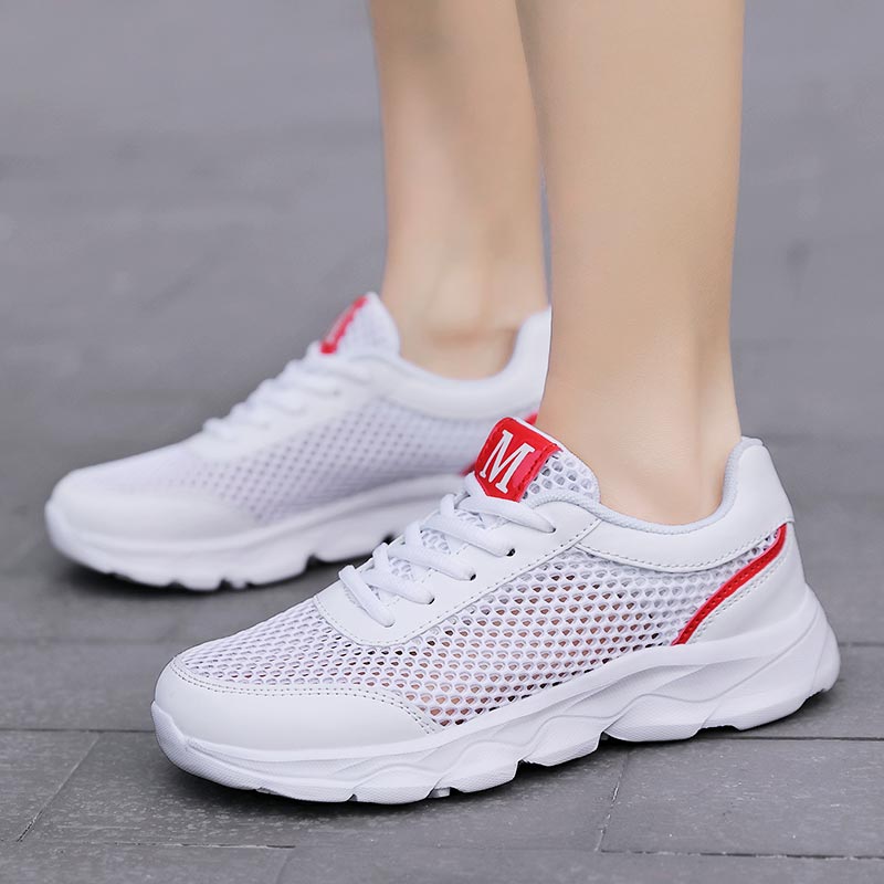 Summer Breathable Sneakers Wom - Pilates Yoga Music 评论和价格