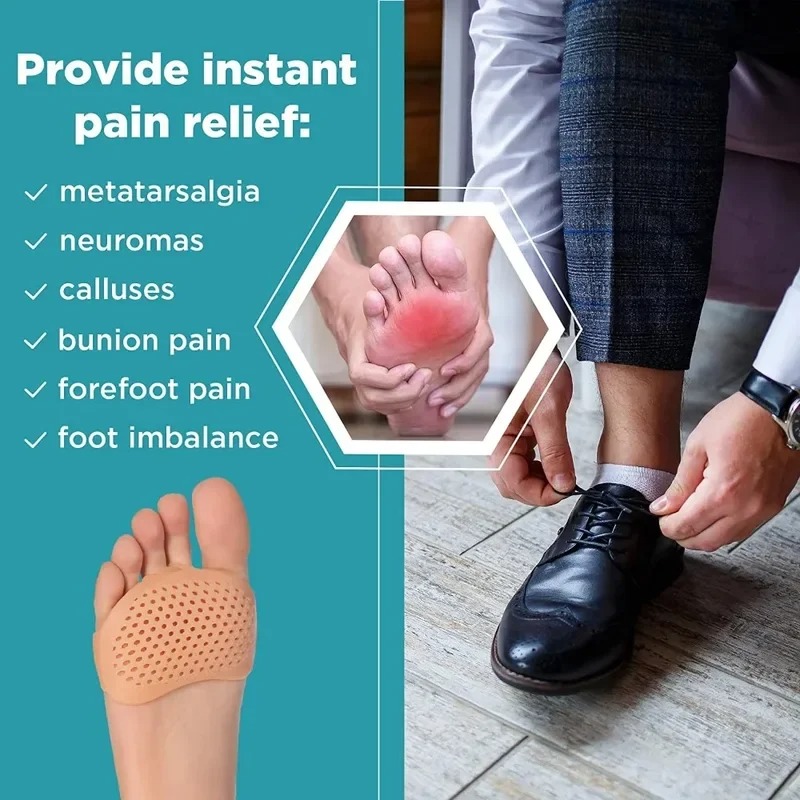 2pcs Silicone Metatarsal Pads  - Toe Separator Silicon 评论和价格