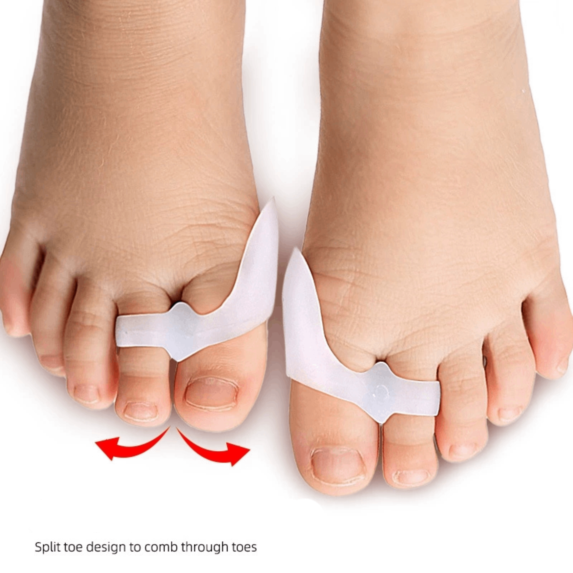 1/2/3Pairs Children's Gel Toe  - Toe Separator Silicon 评论和价格