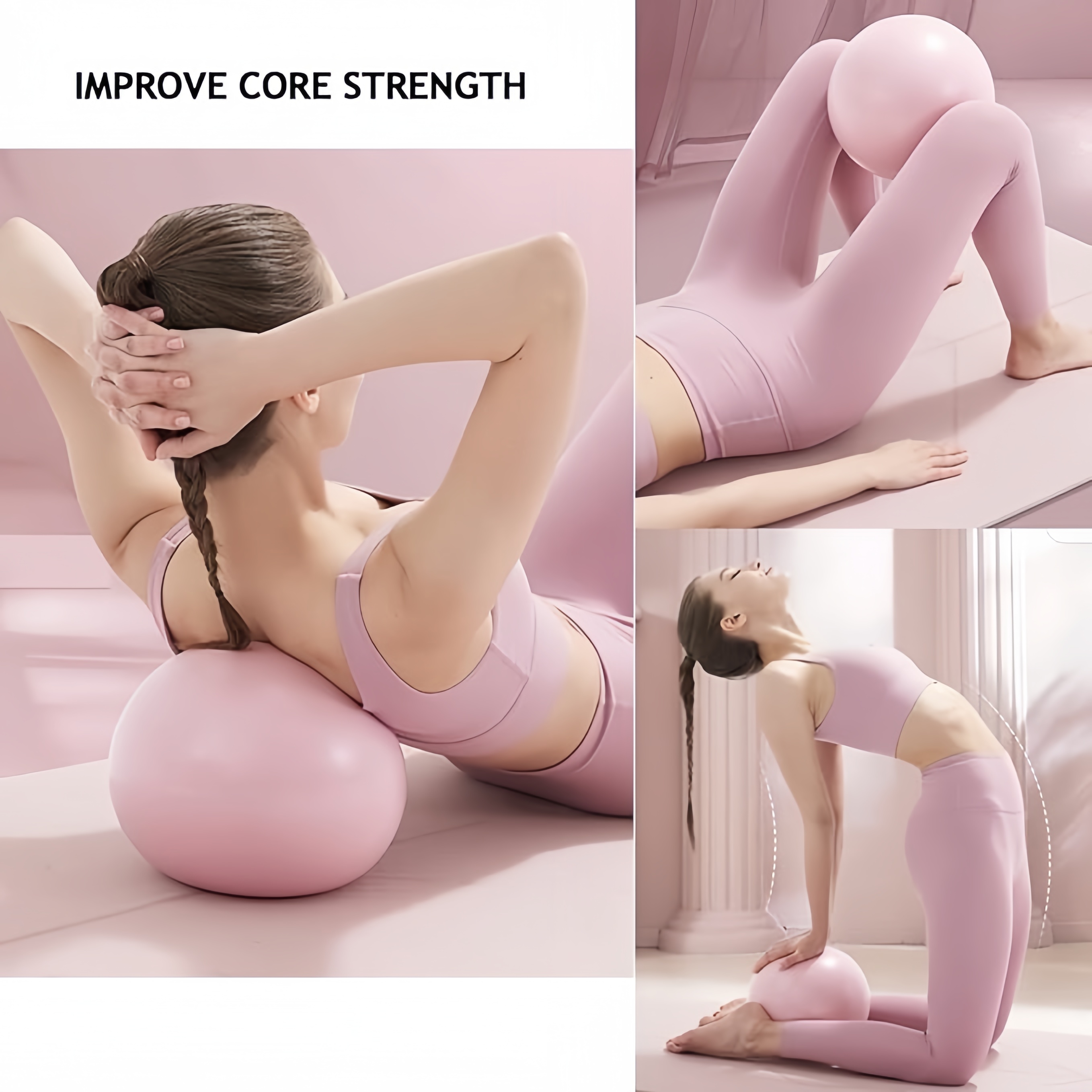 10-Piece Pilates Loops Yoga Ki - Pilates Ball Mini 评论和价格