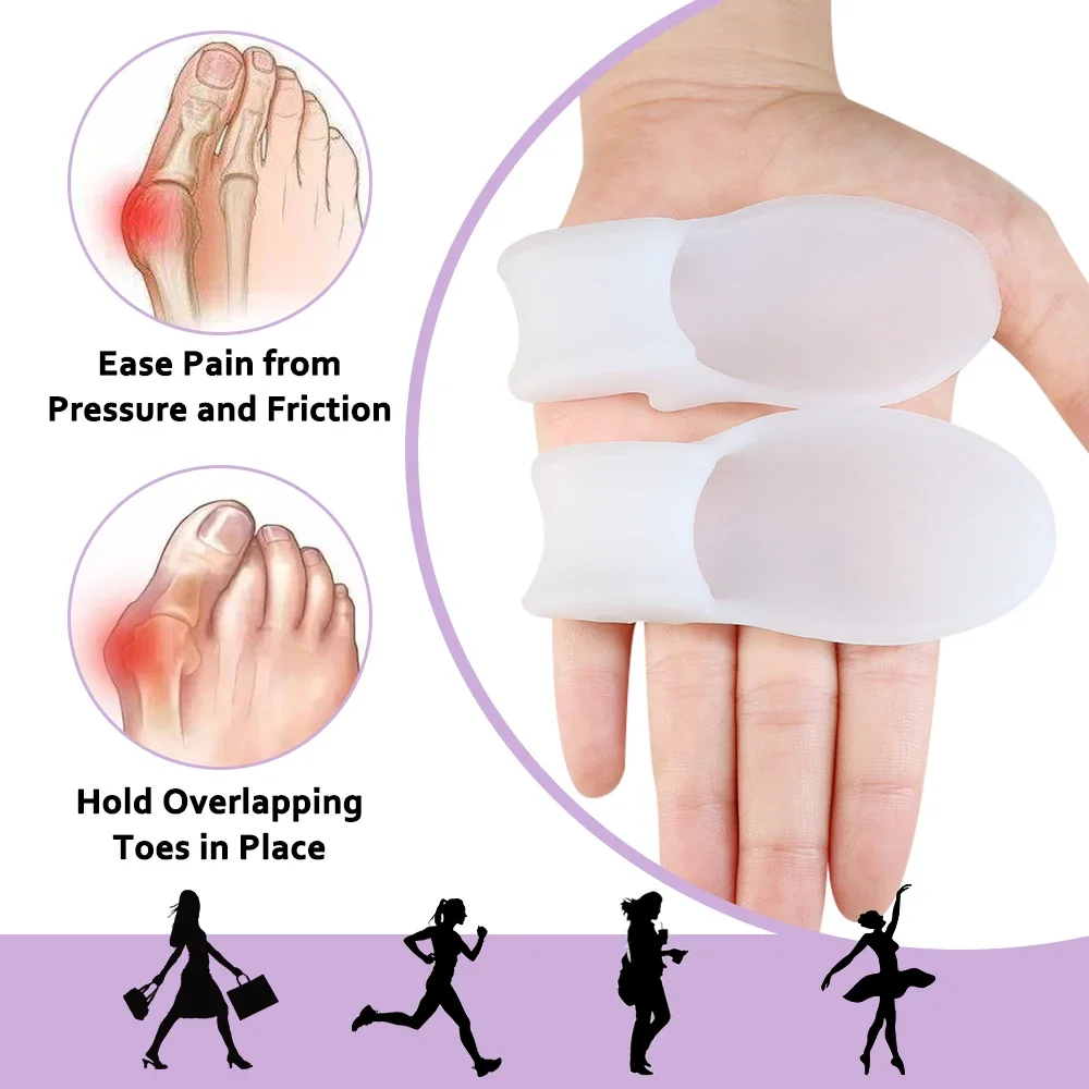 2/4/8Pcs Spacer Gel Big Bunion - Toe Separator Silicon 评论和价格