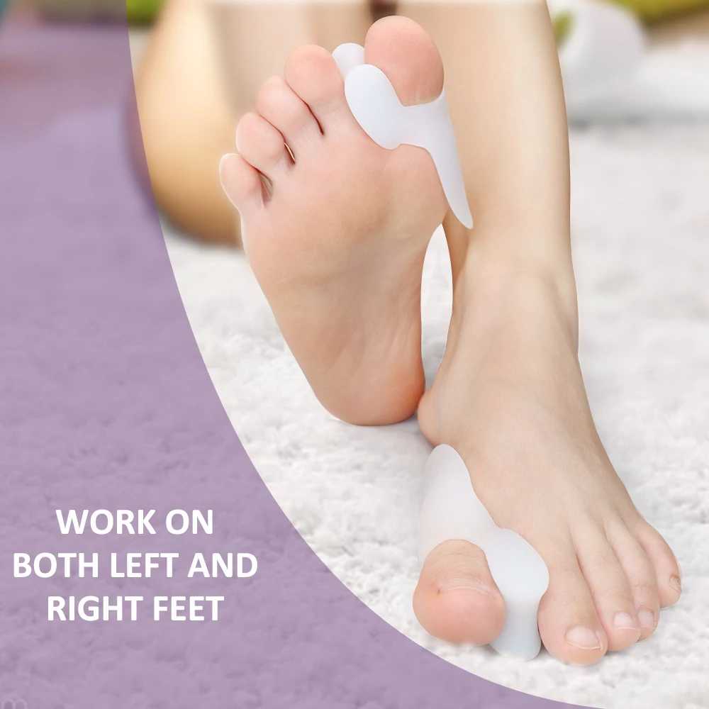 2/4/8Pcs Spacer Gel Big Bunion - Toe Separator Silicon 评论和价格