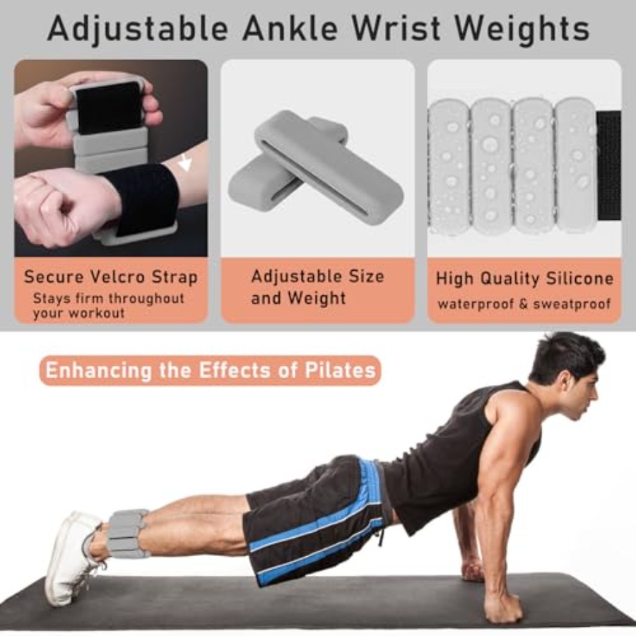 Pilates Ring Kit with Adjustab - Pilates Toning Ball 评论和价格