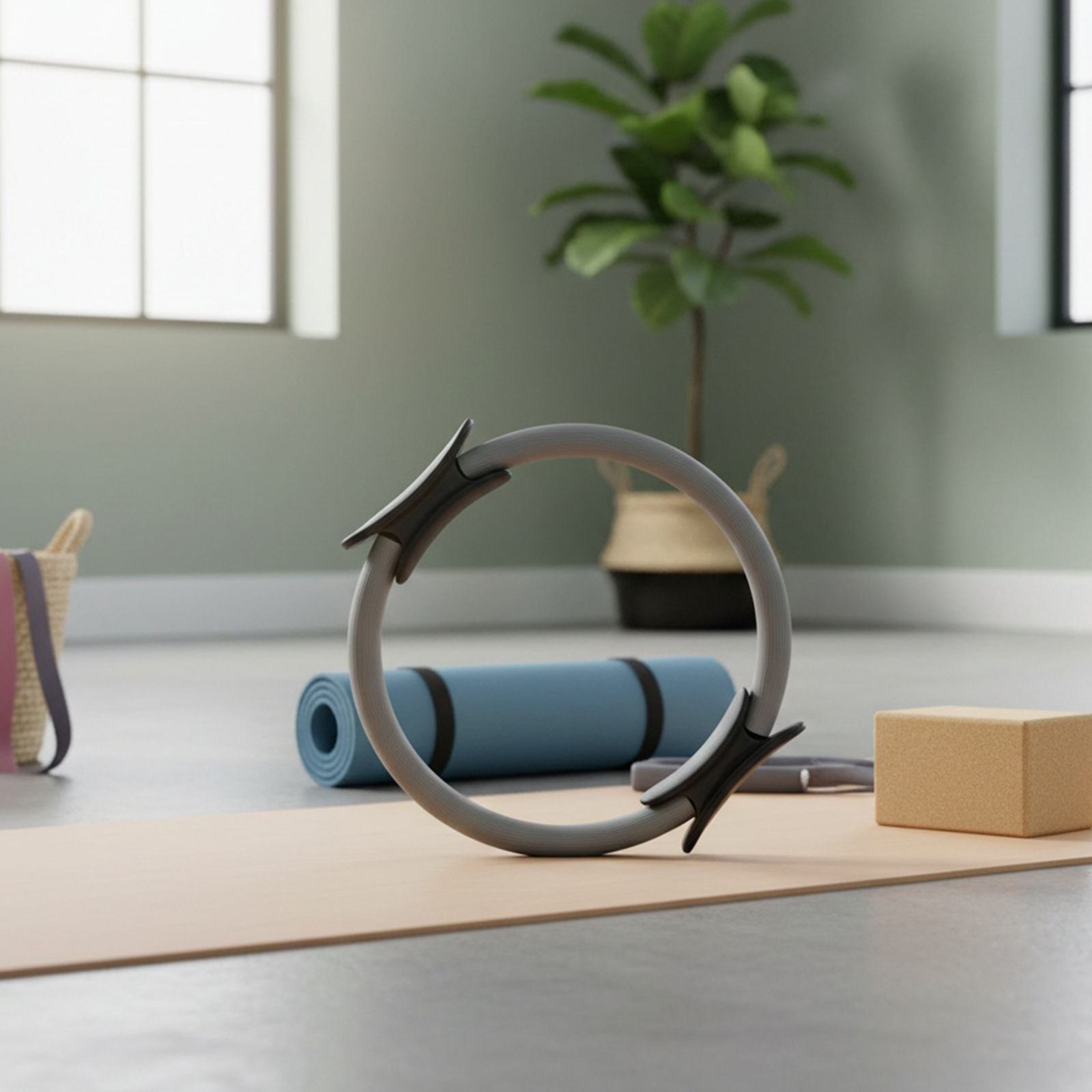 Pilates Ring Fitness Ring with - Pilates Yoga Resistance Ring 评论和价格