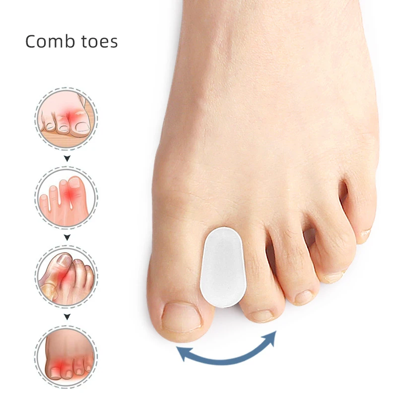1/2/3/4Pairs I-shaped Toe Spli - Toe Separator Silicon 评论和价格