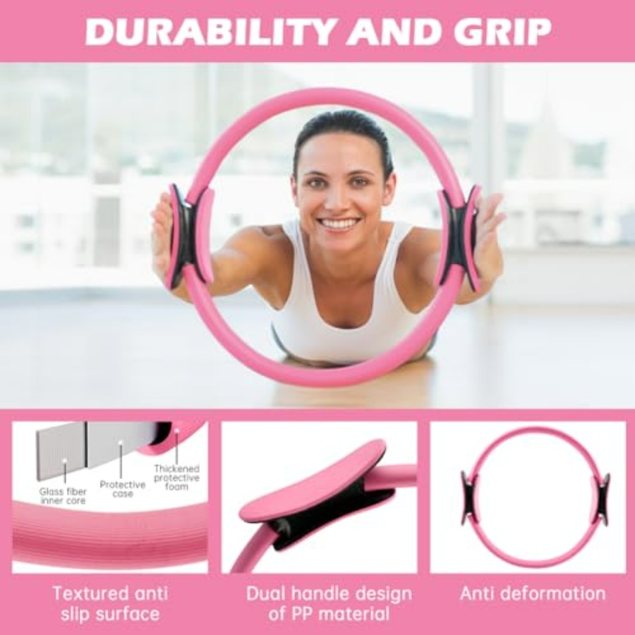 Pilates Essentials Kit for Wom - Pilates Yoga Resistance Ring 评论和价格