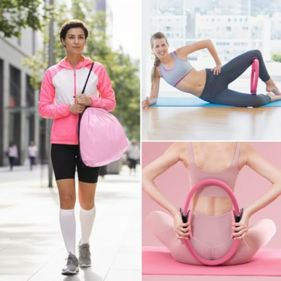 Pilates Essentials Kit for Wom - Pilates Yoga Resistance Ring 评论和价格