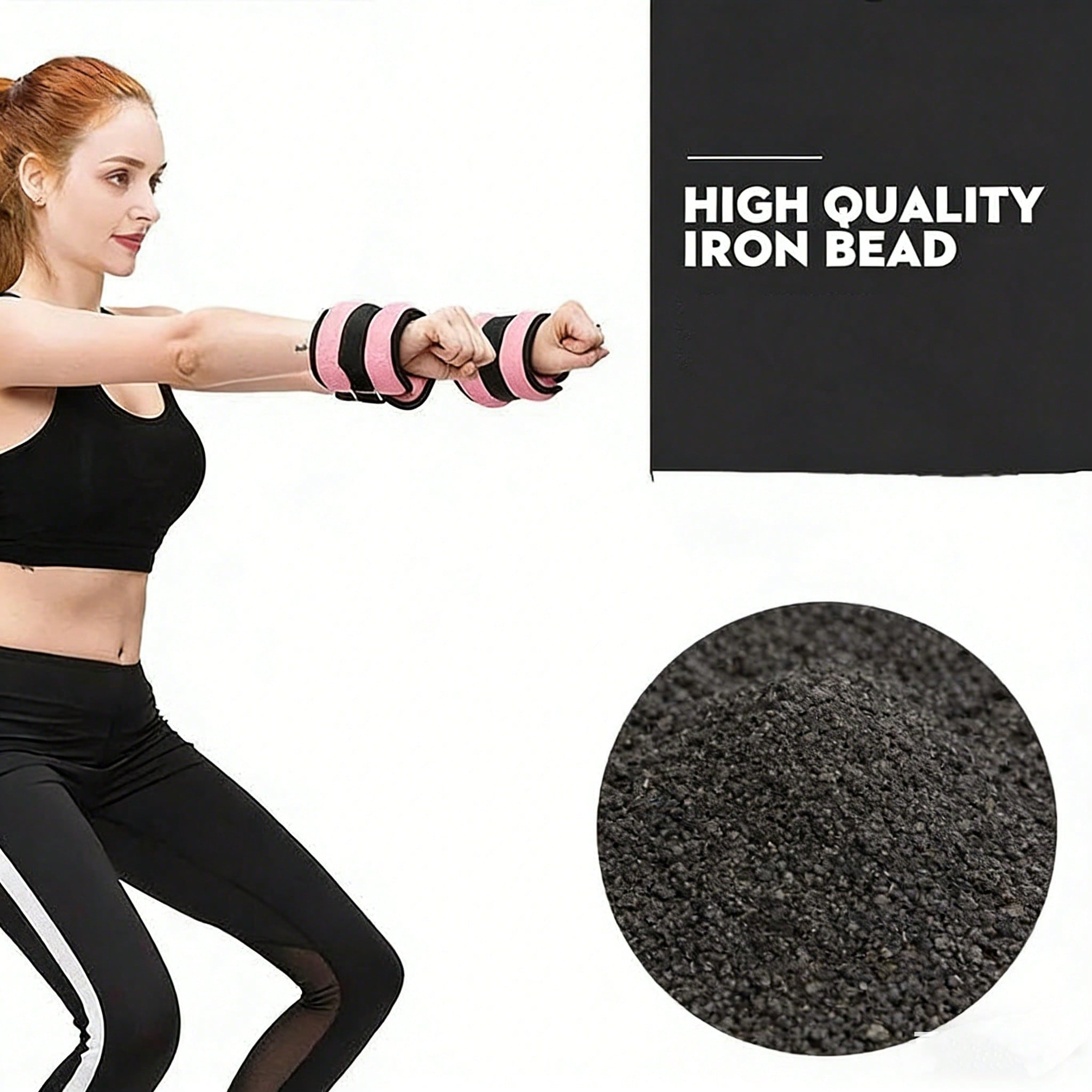 2pcs Wrist & Ankle Weight Bags - Pilates Ankle Strap 评论和价格