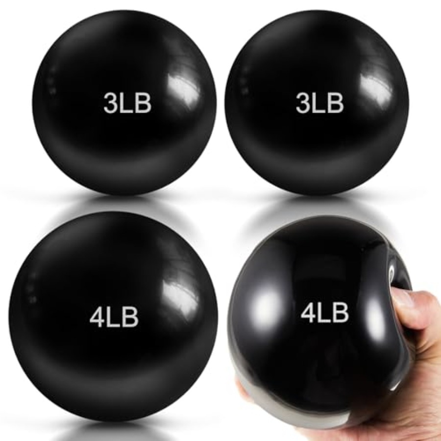 4 Pcs 2lb 3lb 3lb 4lb Weighted - Pilates Toning Ball 评论和价格
