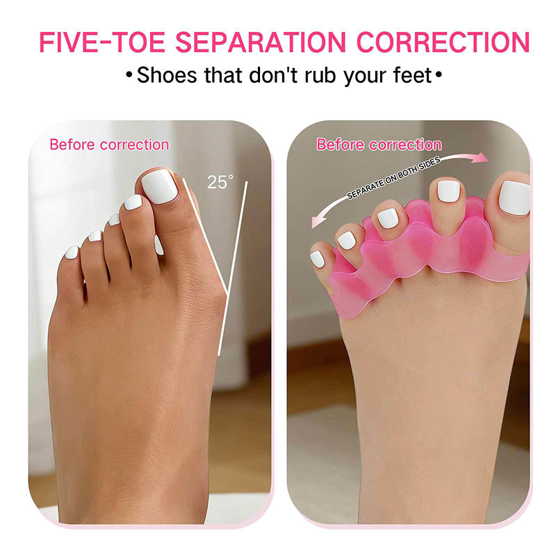 1Pair Silicone Toe Separators  - Toe Separator Silicon 评论和价格
