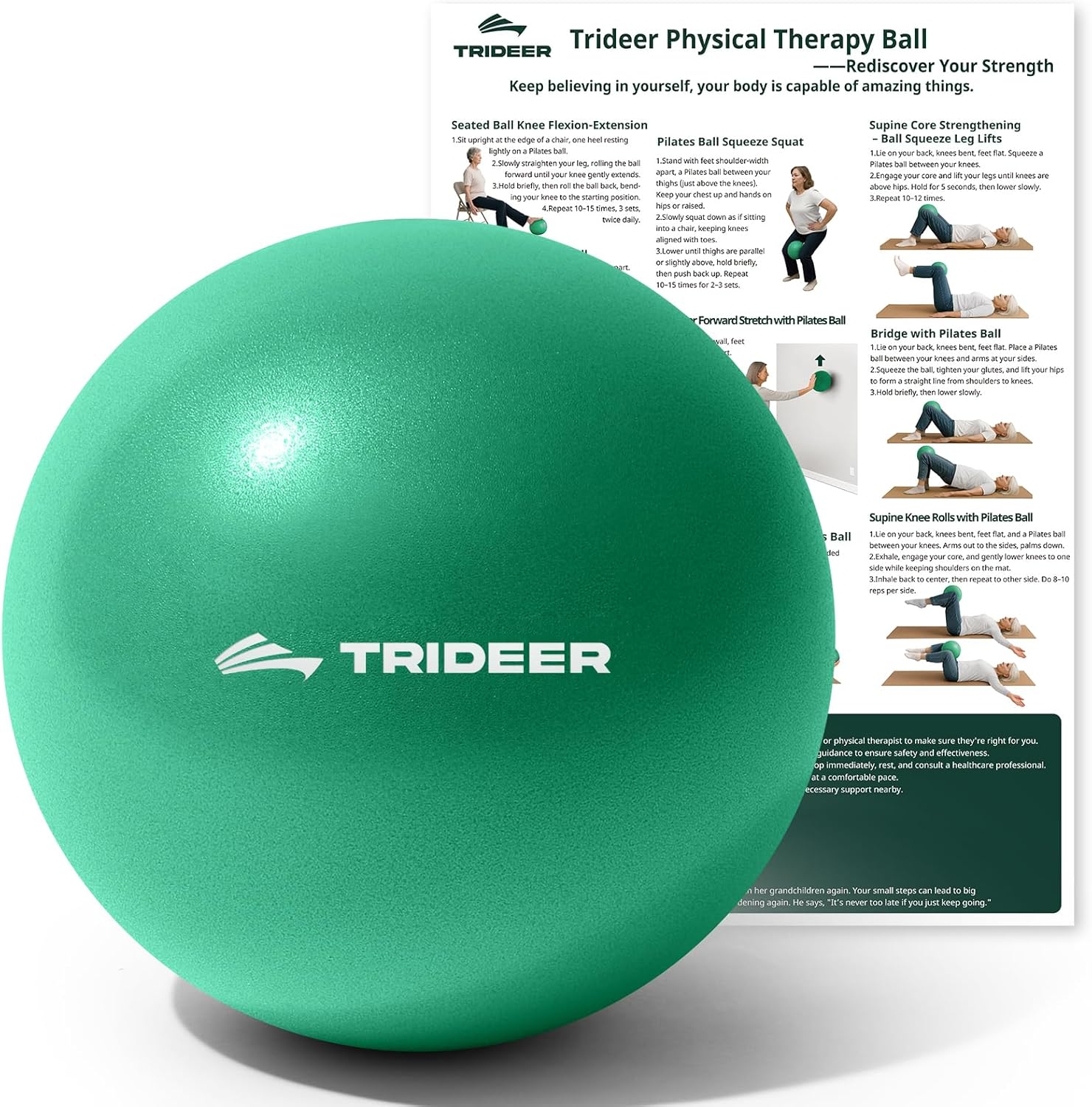 Mini Exercise Ball 9 Inch for  - Pilates Ball Mini 评论和价格