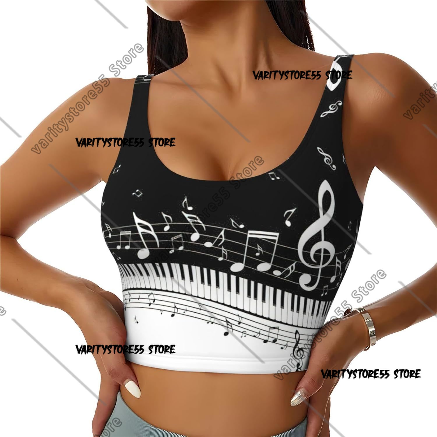Piano Keys with Musical Notes  - Pilates Yoga Music 评论和价格