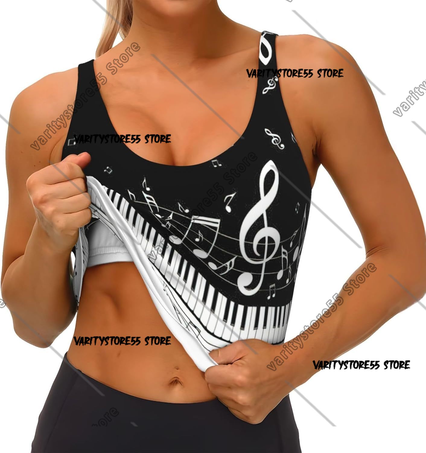 Piano Keys with Musical Notes  - Pilates Yoga Music 评论和价格