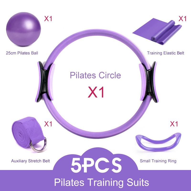 25cm Yoga Pilates Ring Set wit - Pilates Yoga Resistance Ring 评论和价格
