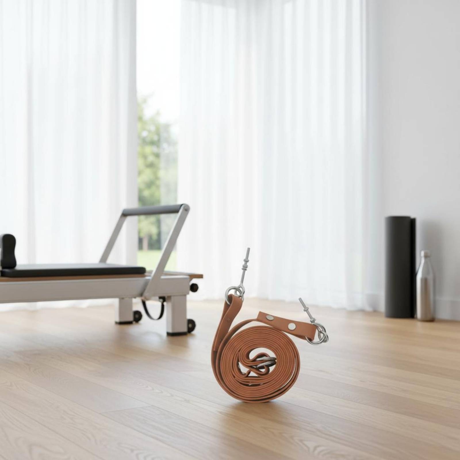 Reformer Double Loop Strap Adj - Pilates & Yoga Unleashed International Academy 评论和价格