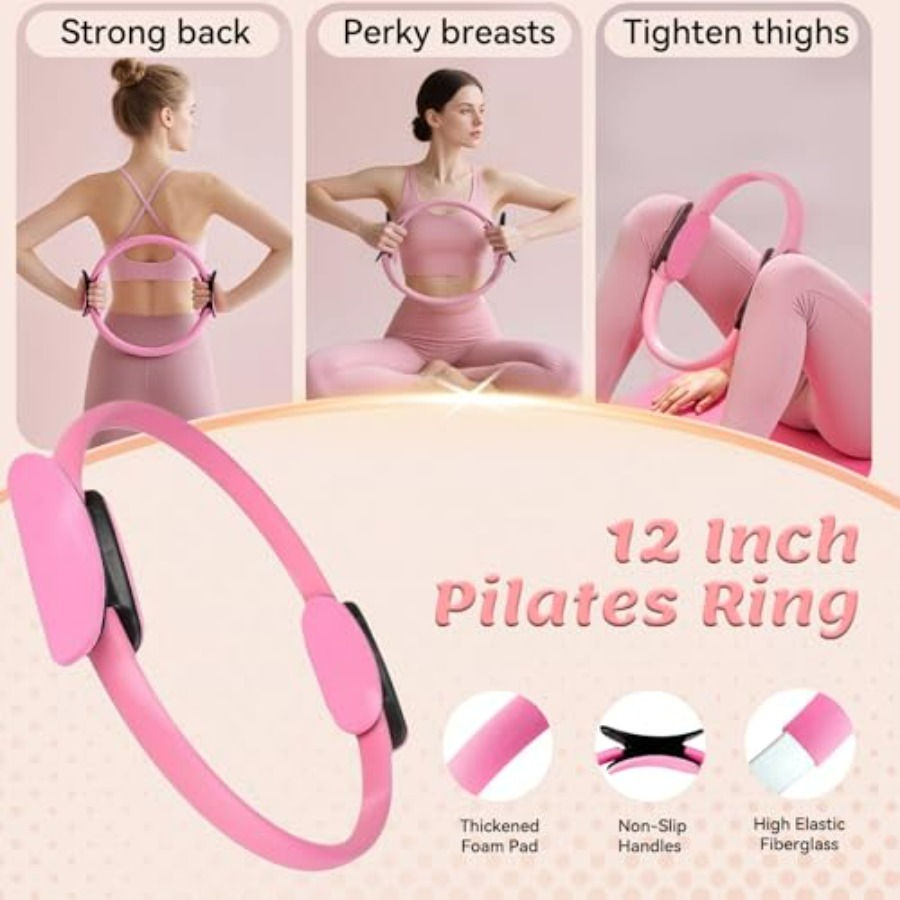 Pilates Equipment Kit for Wome - Pilates Yoga Resistance Ring 评论和价格