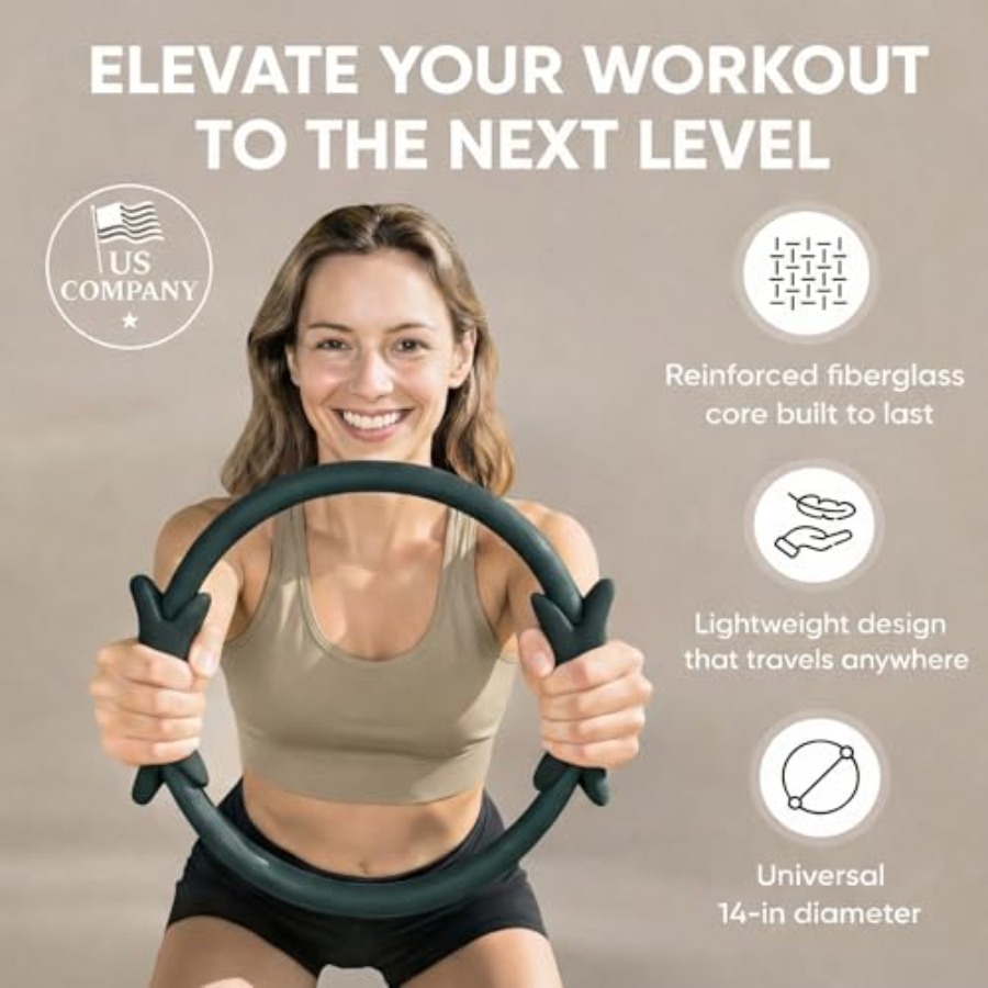 Pilates Home Workout Kit 7pc P - Pilates Toning Ball 评论和价格