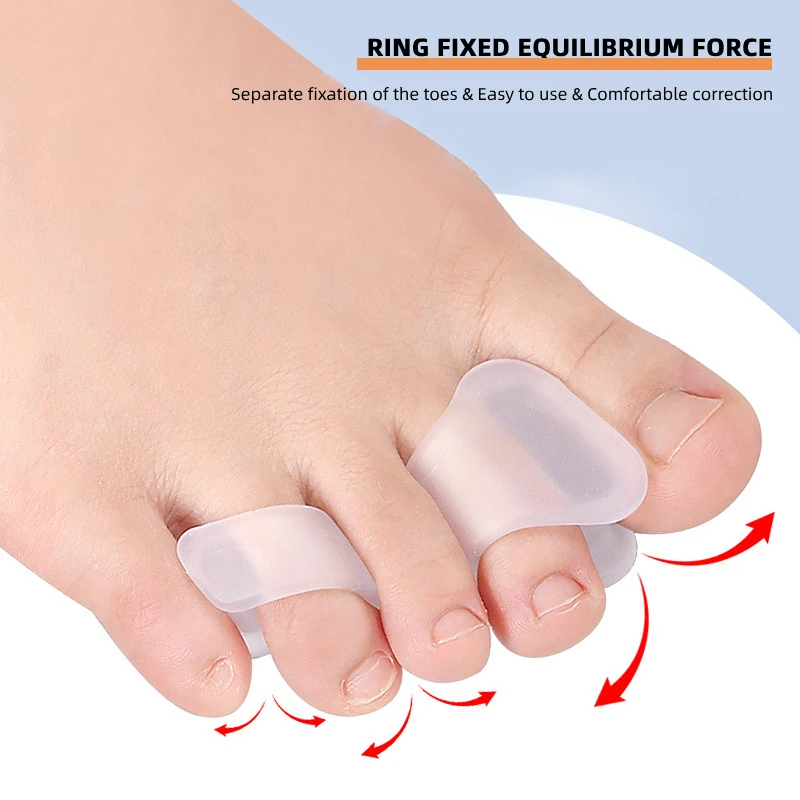 1/2/5Pairs Hallux Valgus Appli - Toe Separator Silicon 评论和价格
