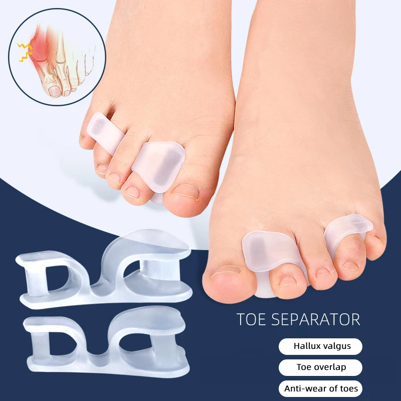 1/2/5Pairs Hallux Valgus Appli - Toe Separator Silicon 评论和价格