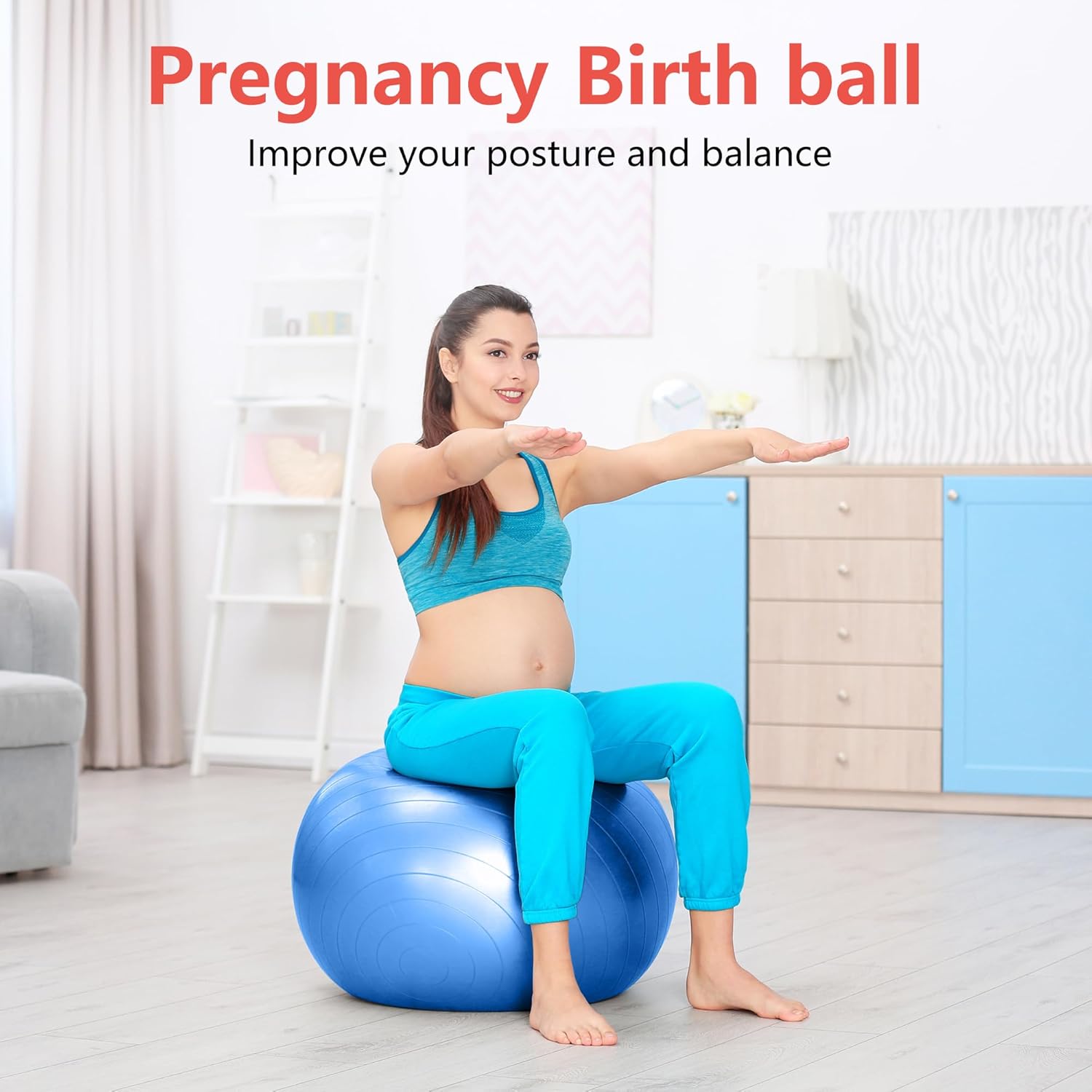 Exercise Ball for Balance, Sta - Pilates Yoga Chair 评论和价格