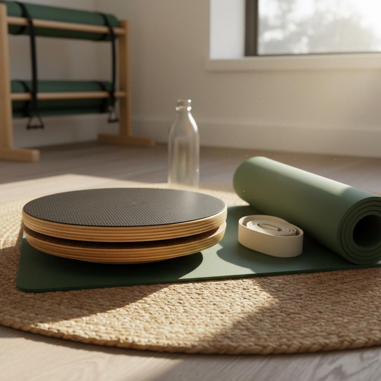 2 Pieces Wooden Pilates Disc S - Pilates & Yoga Unleashed International Academy 评论和价格