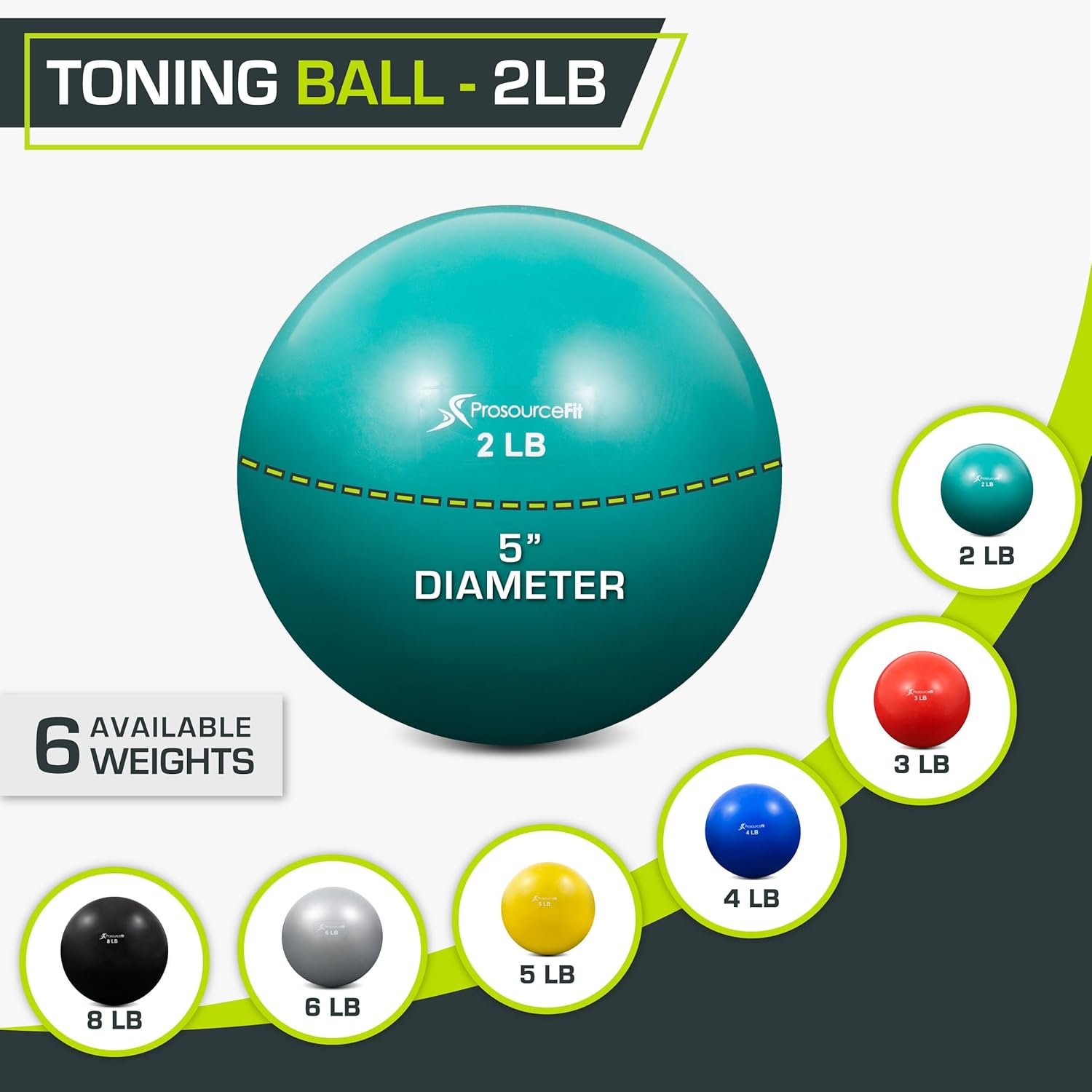Weighted Toning Exercise Balls - Pilates Toning Ball 评论和价格